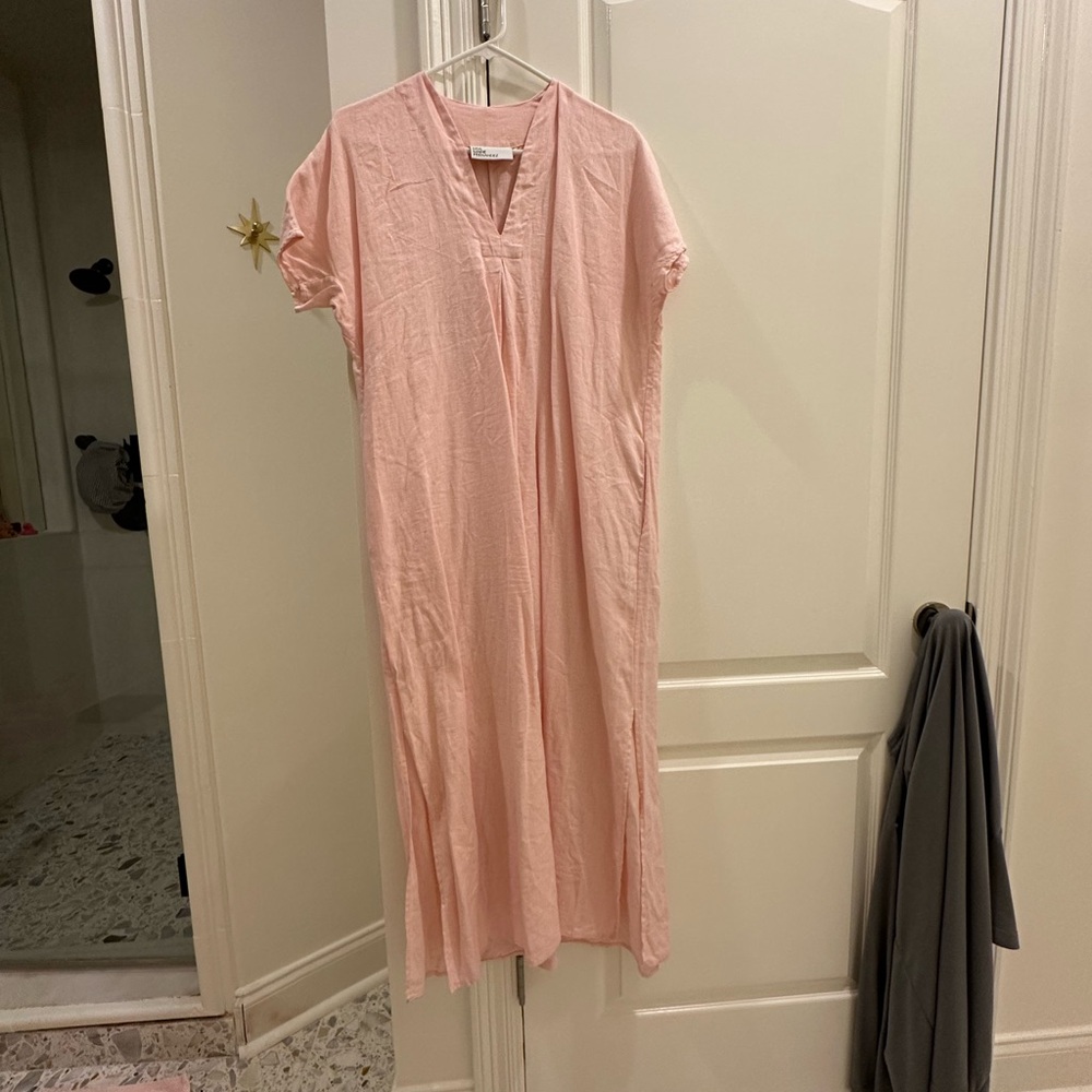 Lisa Marie Fernandez Pink Size 1 Linen Dress